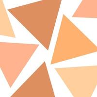 Brown colours triangle pattern abstract geometric background. Illustration template design vector