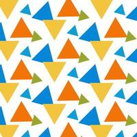 Modern triangle abstract geometric pattern poster background. Banner illustration template design vector