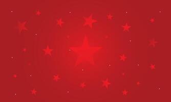 Christmas red background with star pattern concept. Xmas Illustration template design vector