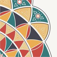 A colorful abstract design with geometric shapes vector