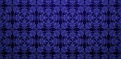 seamless pattern repetitive dark blue colors with floral ornament backgrounds for wallpapers, textile and web page, knitted fabric textured, fabric printing, birthday invitations cover, wrapping paper vector