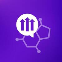 growth hormone icon, design vector