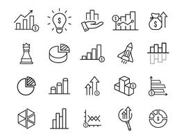 Chart arrow traffic bussines vector