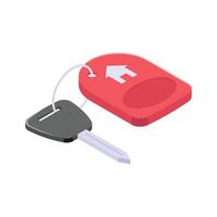 Ready to use isometric icon of house key in modern style vector