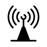 A Wifi symbol representing internet connectivity or signals vector