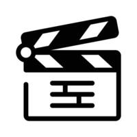 Get this amazing icon of clapperboard, filmmaking, recording vector