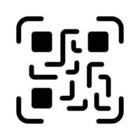 A QR code for scanning and linking to content vector