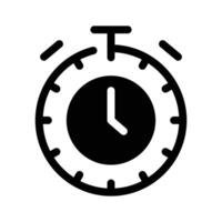 A circular timer symbolizing time management or countdowns vector