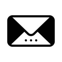 Electronic mail icon design, communication vector