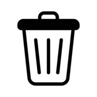 Delete button icon design in flat style, ready for premium use vector