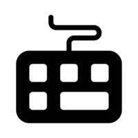 Get this creative icon of keyboard in modern style vector