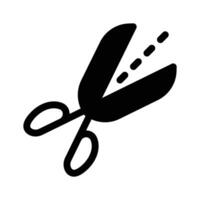 Scissors symbolizing cutting or editing tools vector
