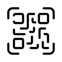 A QR code for scanning and linking to content vector
