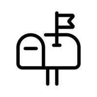 Take a look at this amazing icon of mailbox in modern style vector