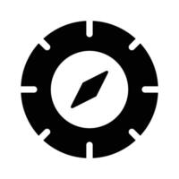 Compass icon design in trendy style vector