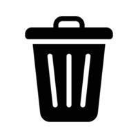 Delete button icon design in flat style, ready for premium use vector
