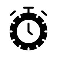 A circular timer symbolizing time management or countdowns vector
