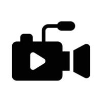 A camera for recording or live streaming vector