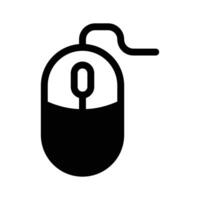 A computer mouse symbol for navigation or input vector