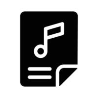 Have a look at this creative icon of audio music file in modern style vector