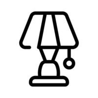 A desk lamp for workspace lighting or decoration vector