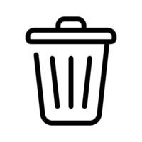 Delete button icon design in flat style, ready for premium use vector