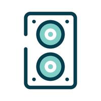 Get this perfectly designed icon of speaker in modern style vector