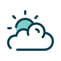 Have a look at this amazing icon of weather in modern style vector