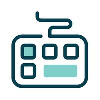 Get this creative icon of keyboard in modern style vector