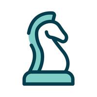 A chess knight symbolizing strategy or games vector