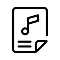 Have a look at this creative icon of audio music file in modern style vector