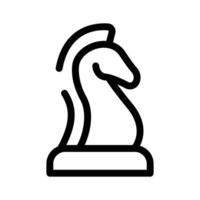 A chess knight symbolizing strategy or games vector