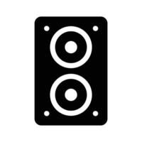 Get this perfectly designed icon of speaker in modern style vector