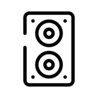 Get this perfectly designed icon of speaker in modern style vector