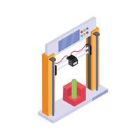 Get this amazing icon of 3d printer in modern style vector