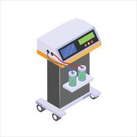 Automated robot for dispensing medications in healthcare facilities vector