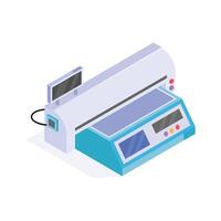 Get this amazing icon of uv printing machine in modern style vector