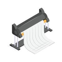 Get this amazing icon of plotter printer in modern style vector