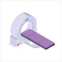 Advanced imaging machine for detailed internal body scans vector