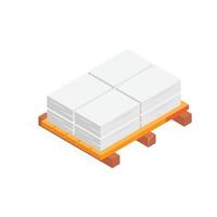 Printer with organized paper stack for high volume tasks vector