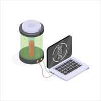 Workstation for advanced DNA research and genetic diagnostics vector