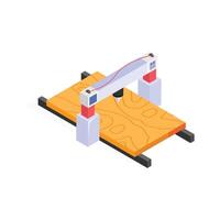 Machine for precision cutting using computer controlled systems vector