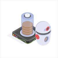 Robot assisted data storage and processing system for medical research vector
