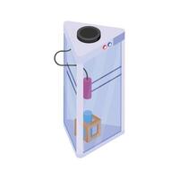 Get this amazing icon of 3d printer in modern isometric style vector
