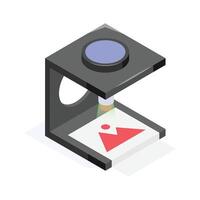 Laser cutting and engraving machine for detailed custom designs vector