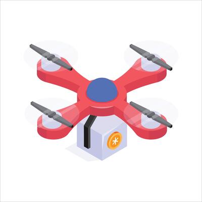 Medical drone for delivering emergency supplies and medicines
