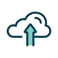 Get this amazing icon of cloud upload in modern style vector