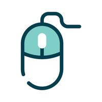 A computer mouse symbol for navigation or input vector