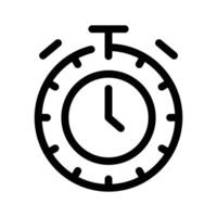 A circular timer symbolizing time management or countdowns vector