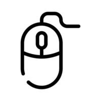 A computer mouse symbol for navigation or input vector
